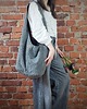 torby XXL Boogi Bag szara  torba hobo w stylu boho 8