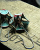 kolczyki wire wrapping rzodkiew 3