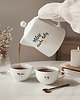 filiżanki Zestaw biały porcelanowy dzbanek 1 litr i 2 filiżanki porcelanowe 250 ml ze s 1