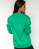 bluza bez kaptura damska Bluza oversize logo OOH LA LA GREEN 2