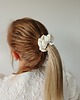 gumki do włosów Satynowa gumka satynowa scrunchie owijka frotka biały MINI 2