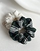 gumki do włosów Scrunchie Green Check 3