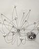 lampy wiszące Lampa wisząca Pająk chromowana, 16 punktów światła, lata 80. 3