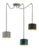 lampy wiszące 3-punktowa lampa wisząca o salonu typu pająk WAIKIKI GOLD W3 3