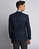 marynarki męskie marynarka męska mantova granatowa w kratę slim fit 2