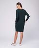 sukienki midi damskie Sukienka dzianinowa Ika Look 708 zielona 4