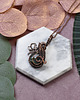 wisiory Miedziany wisiorek wire wrapping z zielonym onyksem #230 3