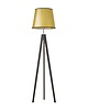 lampy podłogowe Lampa stojąca do salonu ze złotym kloszem ARUBA MIRROR 1