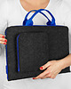 etui na laptopa Pokrowiec z filcu na laptopa niebieskie rączki 6