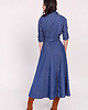 sukienki maxi damskie DŁUGA SUKIENKA, SUK173 JEANS 2