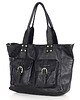 torby na ramię Torba skórzana shopper XL na ramię z dwoma kieszeniami MARCO MAZZINI czarna 4