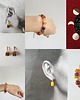 bransoletki z kamieni naturalnych Bransoletka SZASZŁYK bursztyn, jadeit, fiolet, żółty 6