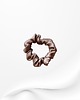 gumki do włosów Jedwabna scrunchie gumka frotka mini taupe 1