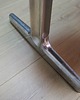 ławki Ławka aluminiowa szara, duński design, lata 60, produkcja: Dania 9