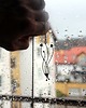 wisiory Naszyjnik z dwoma grzybami, srebrzysty wisiorek 1