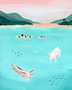 plakaty Plakat - Swimming Pigs / Pływające Świnki 1