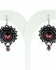 kolczyki swarovski Kolczyki Swarovski Drop of color Ruby 1