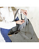 torby na ramię Mega shopper torba szara na zamek 7