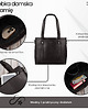 torby na ramię Torebka damska skórzana na ramię brązowa pojemna modna shopper bag T-41-BR 1