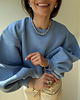 bluza bez kaptura damska Bluza Enjoyable sky blue 5