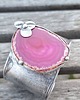 bransoletki wire wrapping Pink -  bransoletka regulowana 4