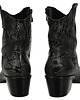 botki damskie Botki skórzane  - kowbojki o fakturze skóry pytona  (7201) 6