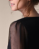sukienki mini damskie Pitch black dress - elegancka czarna sukienka mini 5