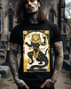 t-shirty męskie Koszulka - Kocia karta Tarota - Siła, Strenght #2 1