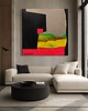 obrazy Duży obraz ręcznie malowany akryl 120x120cm Zakrocka 1