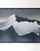 obrazy Obraz z drewna 3D. "Śnieżny szczyt". Mozaika drewniana dekoracja na ścianę 1