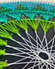 Ozdoby na ścianę Rozeta GREEN FAIRY z tutorialem - Zestaw DIY String Art BOX 5