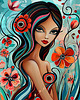 plakaty Plakat - Blossom muse 2