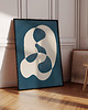 plakaty Plakat Blue abstract no.2 2