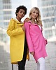 kurtki damskie VANNSKJOLD kurtka przeciwdeszczowa TREND hot pink 1