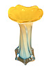 wazony Szklany wazon handmade kalia, Murano, Włochy, lata 80. 4