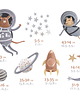 naklejki ścienne do pokoju dziecka Naklejki ASTRO kot i pies 1