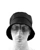 czapki i kapelusze męskie Czarny bawełniany kapelusz bucket hat unisex 1