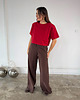 t-shirt damskie T-Shirt Move crop red 5