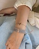 bransoletki na sznurku Bransoletka handmade z haftowowanym pieskiem - maltipoo 6