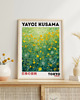 grafiki i ilustracje PLAKAT dekoracyjny zielona łąka dmuchawce Kusama 1
