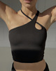 topy damskie Koszulka tank top do jogi TWISTED - black sky 1
