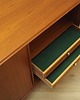 komody Sideboard tekowy z lat 60. z barkiem i drzwiami przesuwnymi 8