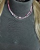 naszyjniki - inne Boho minimalistycznie na różowo dwa naszyjniki handmade pink seed beads 1