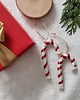 ozdoby choinkowe Zestaw swiateczny 2x zawieszka na choinkę + Lolipop ze sznurka 1