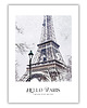 plakaty Plakat Hello Paris 2