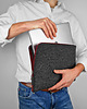 etui na laptopa ETUI NA LAPTOPA Filcowy pokrowiec bordo zamek 7
