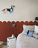 tapety i naklejki ścienne Wainscoting Solid  Dark - samoprzylepny dekoracyjny panel ścienny 6