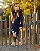 bluzy dla dziewczynki Płaszczobluza KIDS Granatowa 1