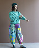 bluza bez kaptura damska Turkusowa Bluza bez kaptura 4