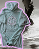 bluza z kapturem damska Poncho Biggy Pastel Mint 1